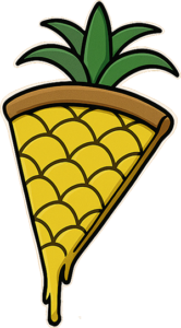 Logo pizza con Piña
